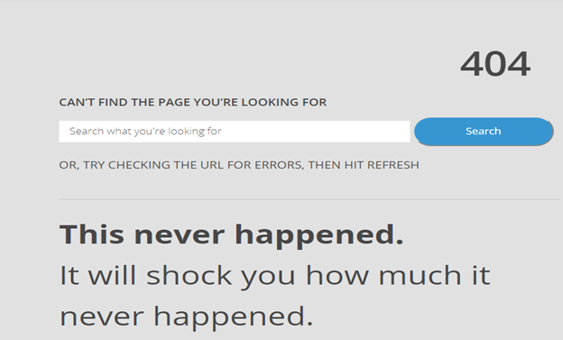 404 Pages Website