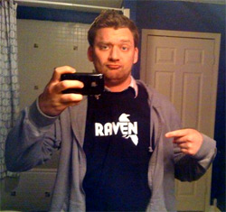 My first Raven shirt