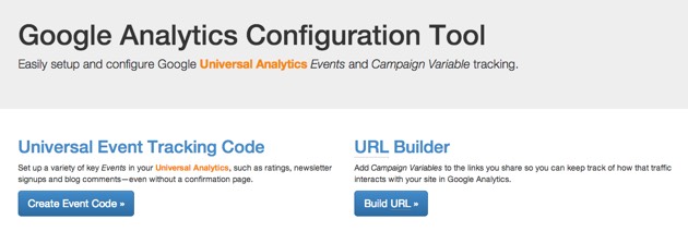 Raven's free Google Analytics Configuration Tool