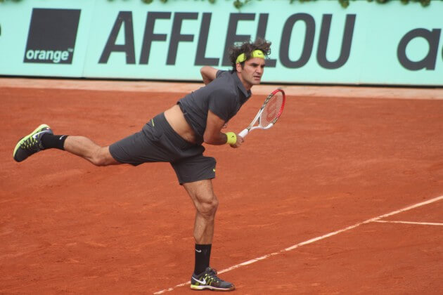 tennis champion Roger Federer