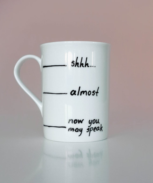 shhh coffee mug