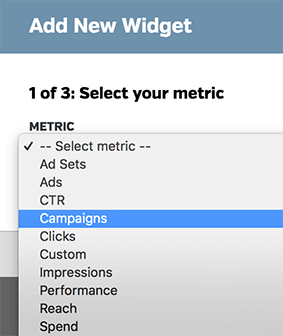 Select Metrics in Raven