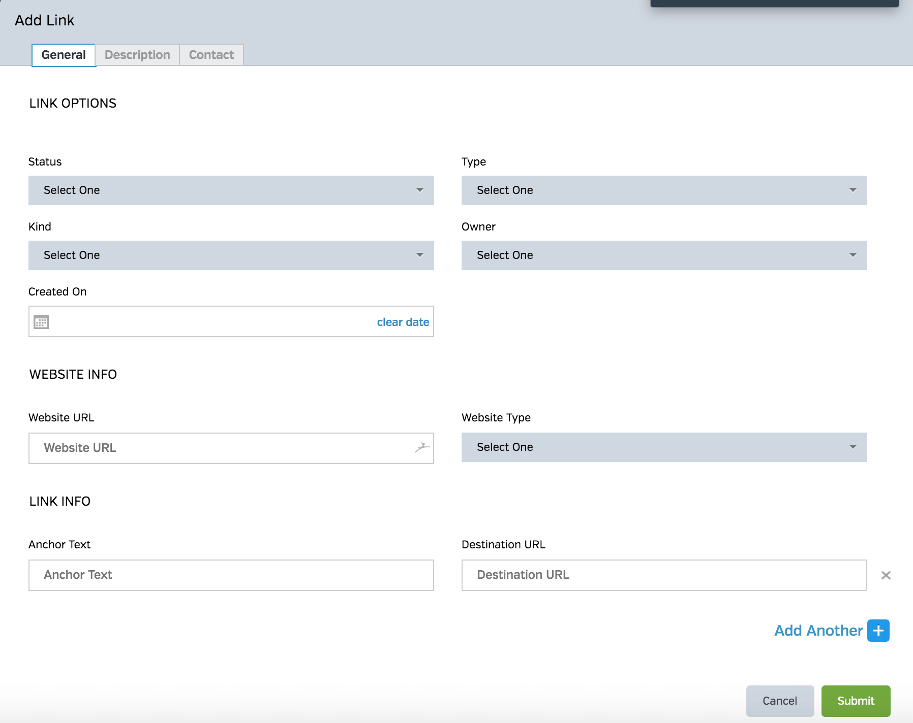 Raven Tools Link Manager