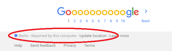 Google - Location 