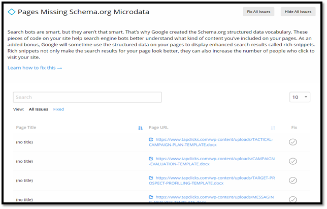 Schema.Org Microdata – Site Auditor
